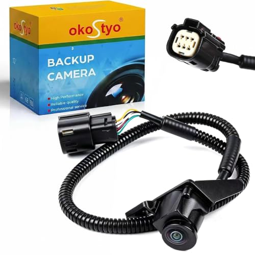 Image of No. 9C3Z-19G490-E Rear View Backup Reverse Parking Camera /Rear View Camera | Camera Compatible with Ford Super Duty F-250 F-350 F-450 F-550 Fits 2008-2012 Park Assist Camera Rear [6 Pins]#FO1960162