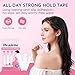Pkuukme Double Sided Fashion Tape (110 Strips, 3 Sizes) - Body Tape for Women, Skin-Friendly Dress/Clothing Tape Fabric to Skin for Wedding/Party/Everyday