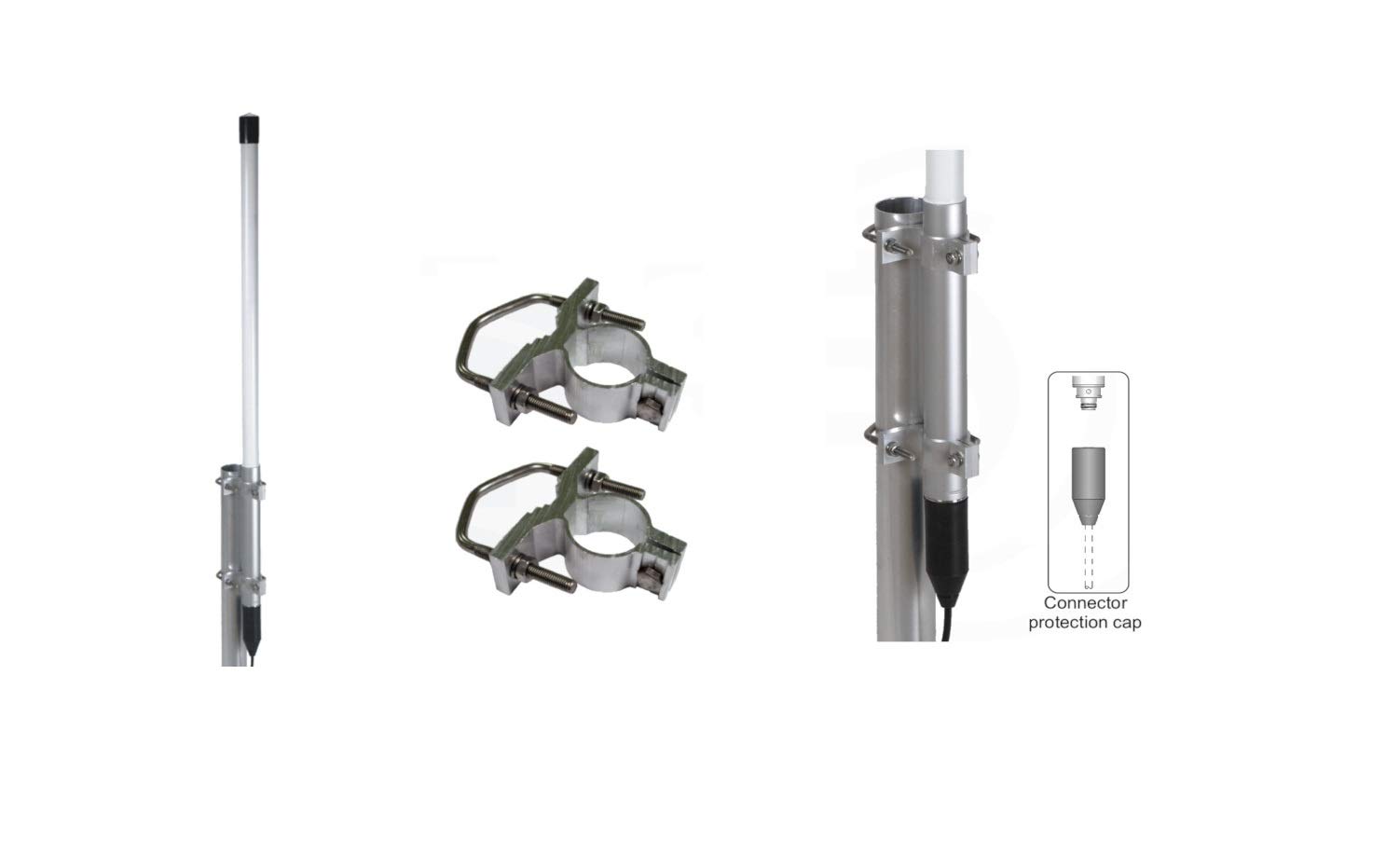 ANTENNA DA BASE OMNIDIREZIONALE SIRIO SPO-380-2 2DB 380-470 MHZ