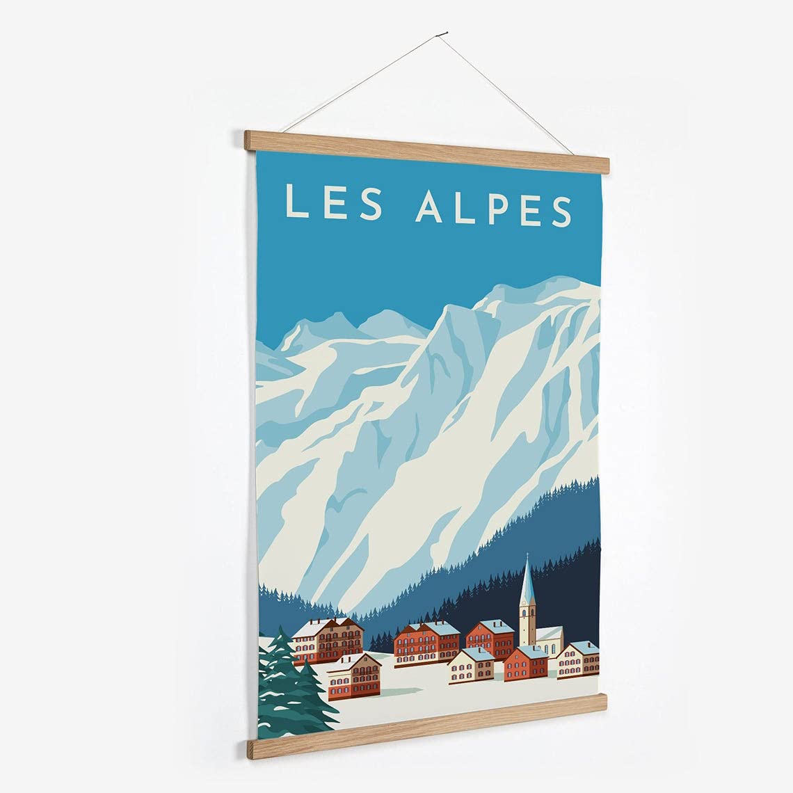 Hanger Frames Wooden Poster Hanger for Framing Art & Pictures Poster Hanger