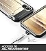 SUPCASE Unicorn Beetle Pro Series Case Designed for iPhone X, with Built-In Screen Protector Full-body Rugged Holster Case for Apple iPhone X / iPhone 10 (2017 Release) (Gold)