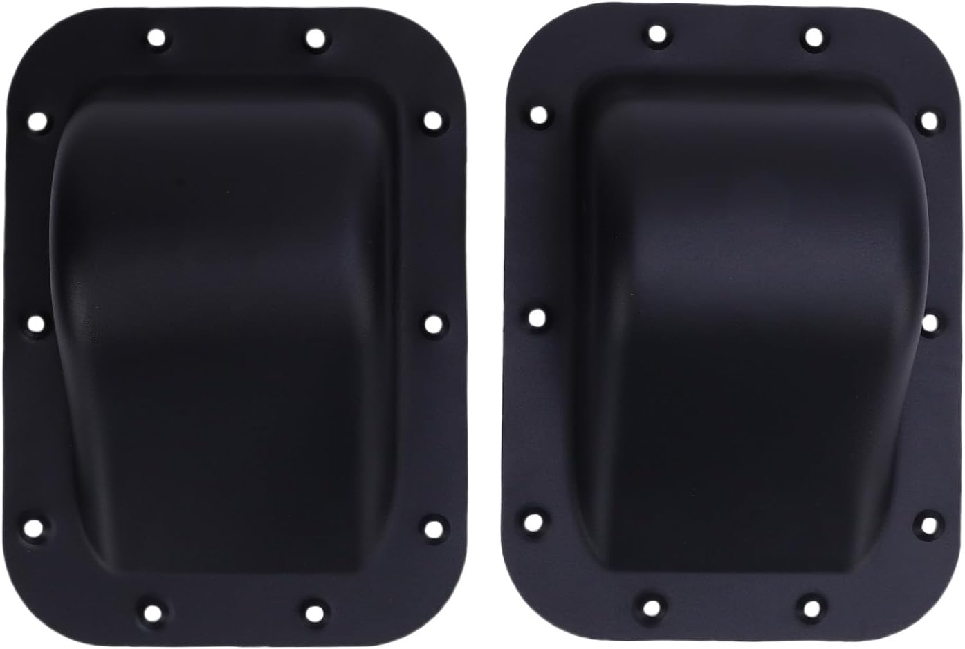 Jectse Ergonomic, Heavy Duty Metal Handles, 220x160mm, Mounting Hole 175x115mm, Easy Installation, Black Finish, Comfortable Grip for Speaker, PA System, Amplifier Cabinets