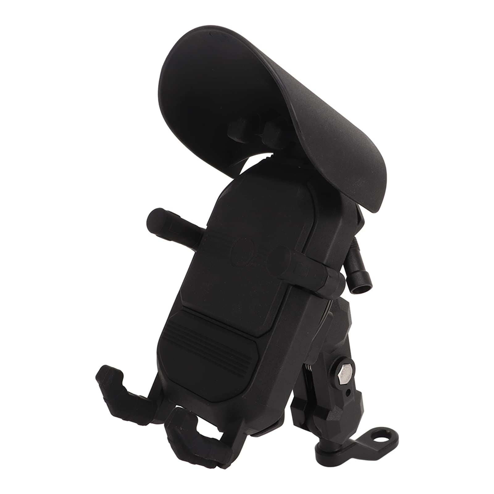 YUYTE Soporte para Teléfono de Motocicleta 2 en 1 con Rotación de 15W 720 Apto para Teléfonos Inteligentes de 3, 5, 6 y 5 Pulgadas, Diseño a Prueba de Lluvia