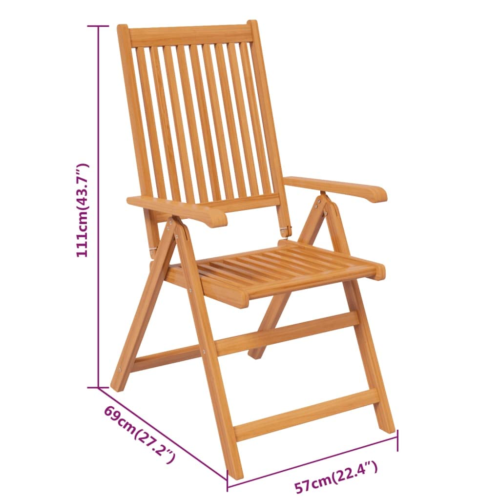 Gartenmöbel Set 6 Stühle mit Ausziehbarer Tisch Holz Sitzgruppe Garten Holz Essgruppe 6 Personen Gartentisch mit 6 Verstellbar Gartenstuhl Wetterfest Holz Sitzgarnitur