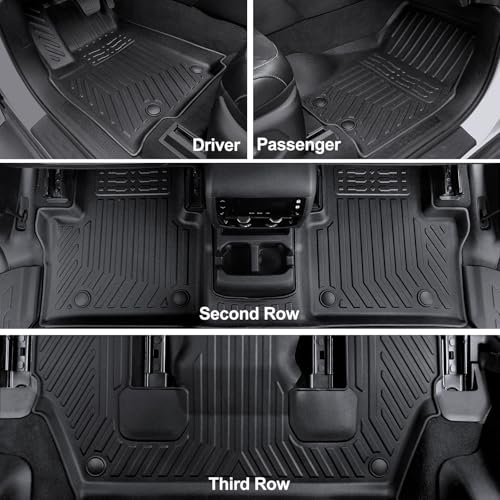 Image of Floor Mats for Jeep Grand Cherokee L 6 Seats 2026 2021-2025