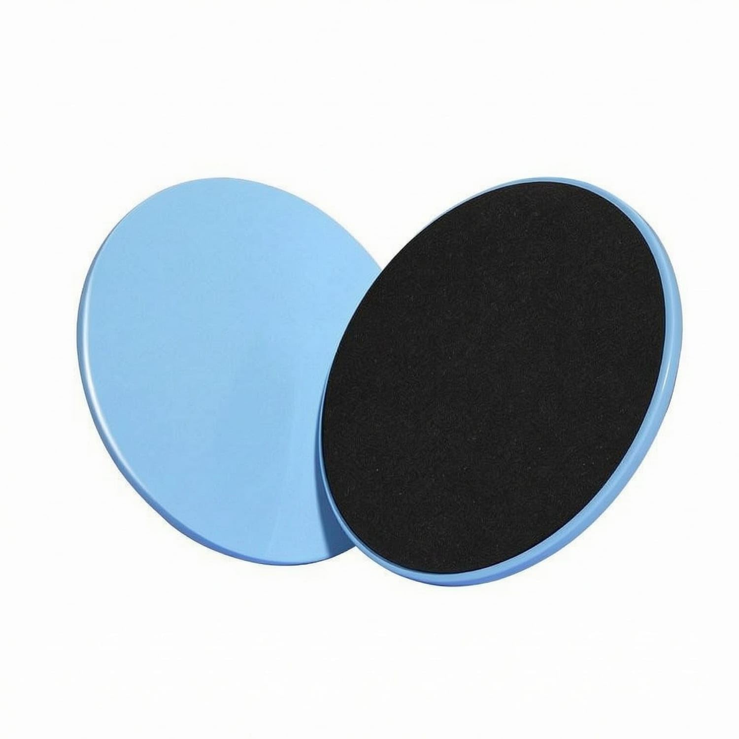 Lightweight Fitness Sliding Discs Compact Core Training Discs Round Workout Slider Disc Double-Sided for Indoor Floors, Basic - Lake Blue-image-49