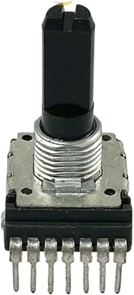 5Pcs/Lot RK142 C10K 7-pin Dual Potentiometer Sound Amplifier Mixing Table Volume Adjustment 20MM Half Shaft