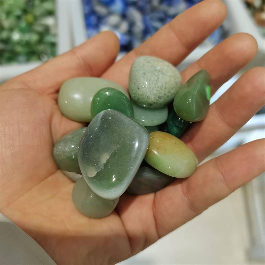 Urina Verde Ghiaia Naturale e Pietre Cristalli Forniture for Stregoneria Regalo for la Decorazione dell'Acquario Raccolta domiciliare (Size : 100g)