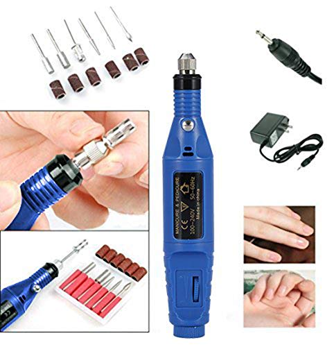 DIY Crafts Design No # 4, Nail Kit, Nail Art Drill Kit File Professional Electric Manicure Pedicure Drill Sander Pen Nail Art Grinder with Multi Sandi (Design No # 4, Nail Kit) - Image 2