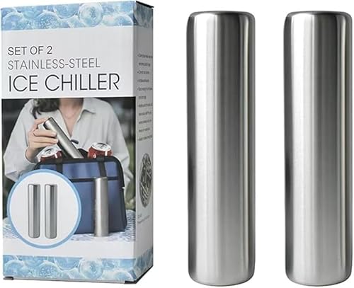 AZIEBAY食品グレードのステンレススチール製アイスパック、ハーフパック| この再利用可能な冷却プレートは、コンパクトで軽量、持ち運びが簡単でありながら、長時間持続する強力な冷却効果を提供します。