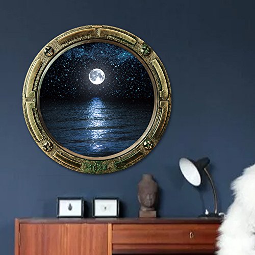 Vinilo Decorativo Redondo Azul 43.18 cm x 43.18 cm miniatura 1