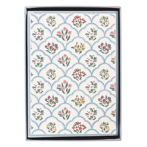 Image of Graphique Floral Boxed Notes | Blank Note Cards with Envelopes | 16 Count All Occasion Greeting Card Set | 3.25 x 4.75 Inches | High Quality Thick Paper Stationery with Unique Floral Design