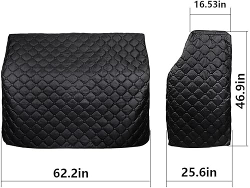 Miniatura 5 de -Cubierta vertical para piano-Forro de algodón grueso, impermeable, a prueba de polvo, protector solar, anticolisión-protección del piano, cubierta