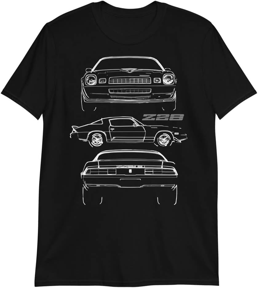 1979 Camaro Z28 Collector Car Owner Muscle Cars Graphic T-Shirt | Car Enthusiast Gift Black