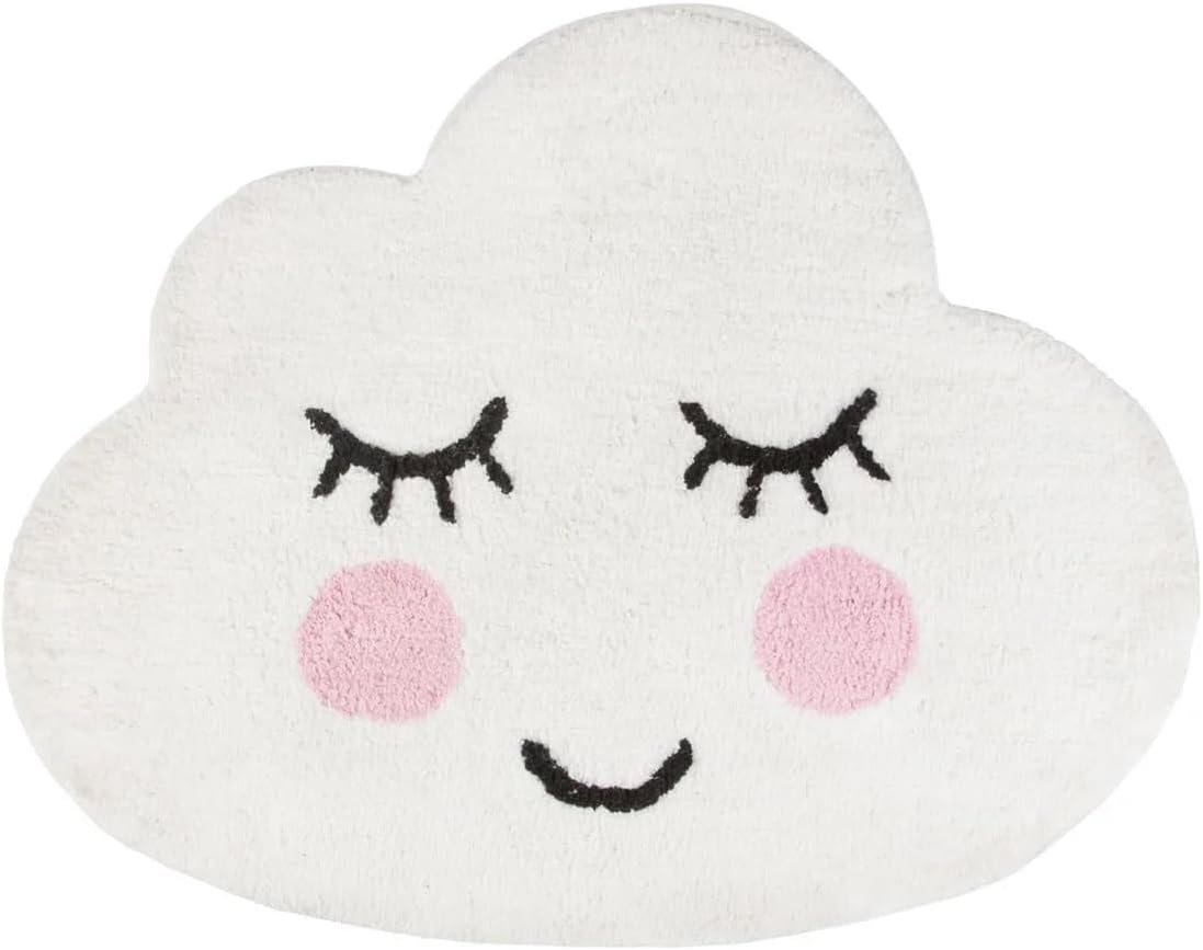Sass & Belle Sweet Dreams Smiling Cloud White Rug