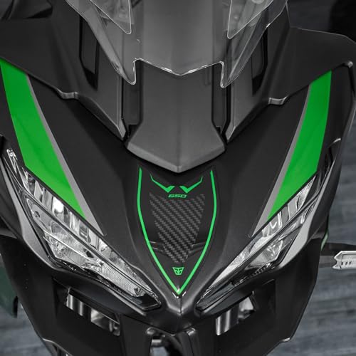 Autocollant Moto Résine 3D de Qualité Italienne Protection Bulle Kawasaki Versys 650