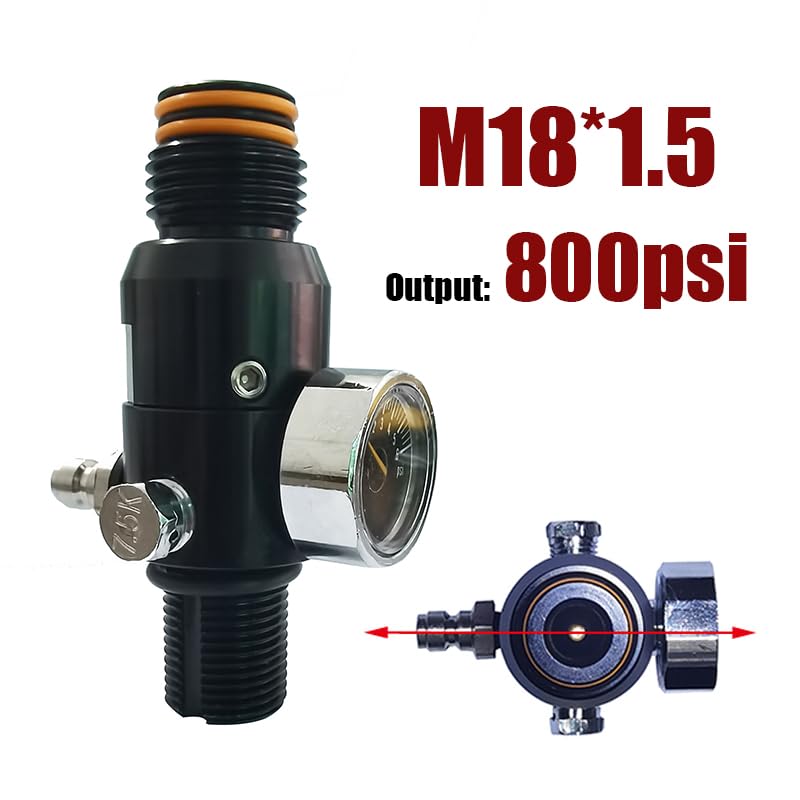 Régulateur de bouteille d'air comprimé 4500 psi valve M18 haute précision - 2