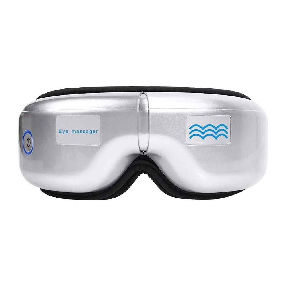 Massager de Ojos con presión de Aire de Calor, masajeador de shiatsu eléctrico para Ojo seco, cepa de Ojos, Alivio de la Fatiga Ocular y Mejor sueño Ocular magnético Far-infrarrojo Cuidado