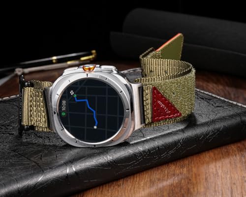 Image of Nylon Watch Band Compatible with Samsung Galaxy Watch Ultra 1 /2. | Millitary Nylon Strap Galaxy Watch Ultra -47mm for Men.