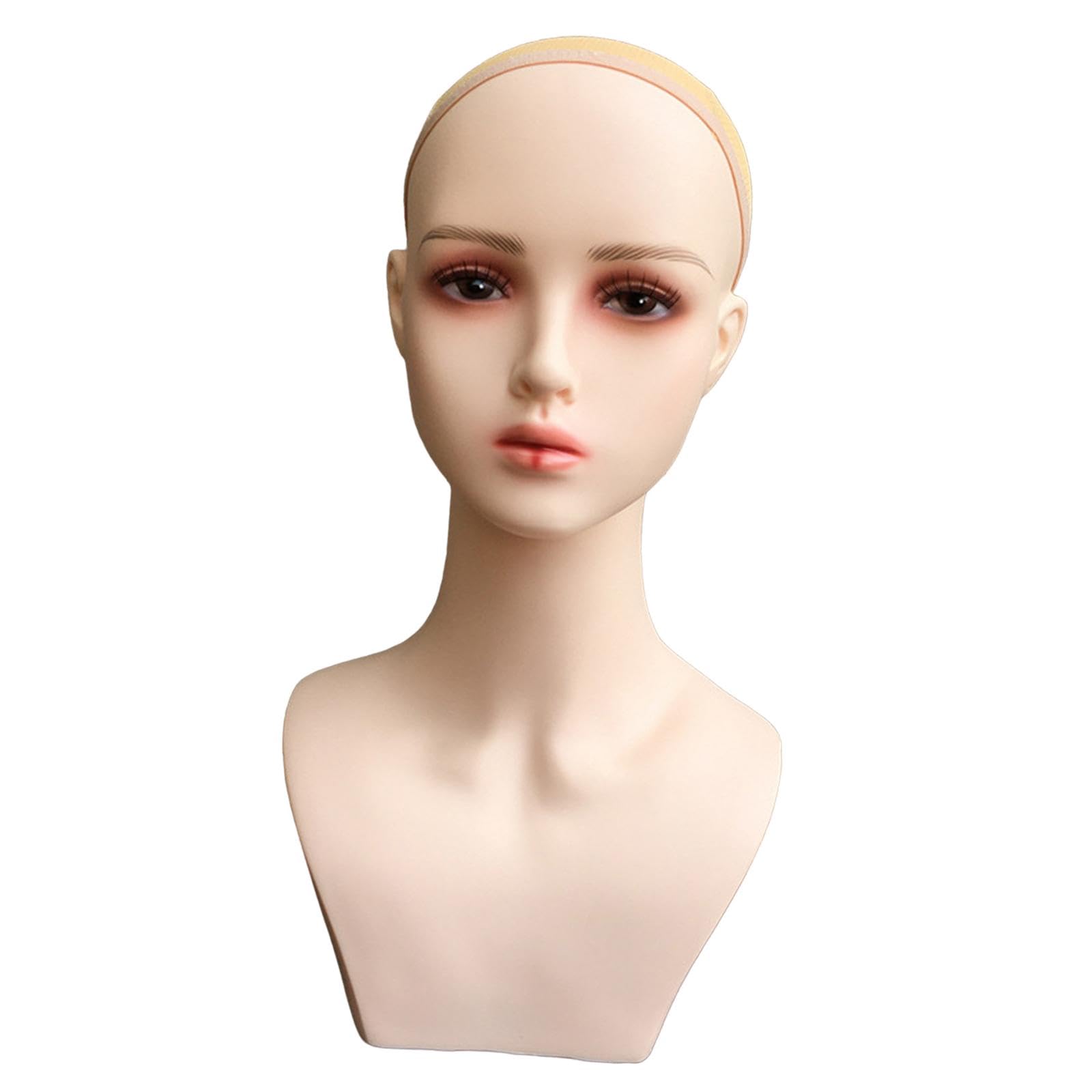 Amazon | T Tooyful リアルなマネキンヘッドマネキンかつらヘッド 