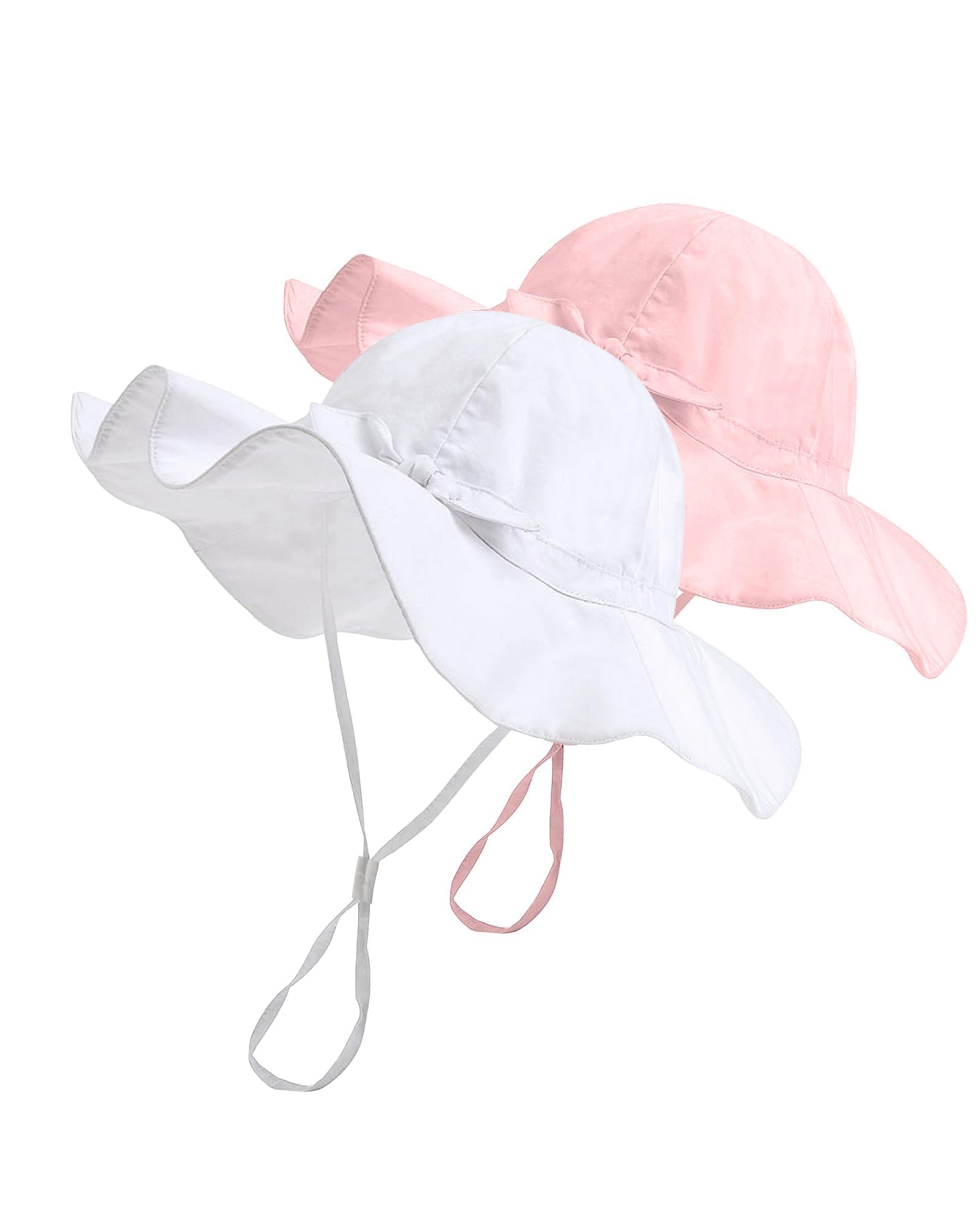 FURTALK Baby Sun Hat Toddler Beach Hats with UPF 50 Sun Protection Wide Brim Girls Bucket Hat