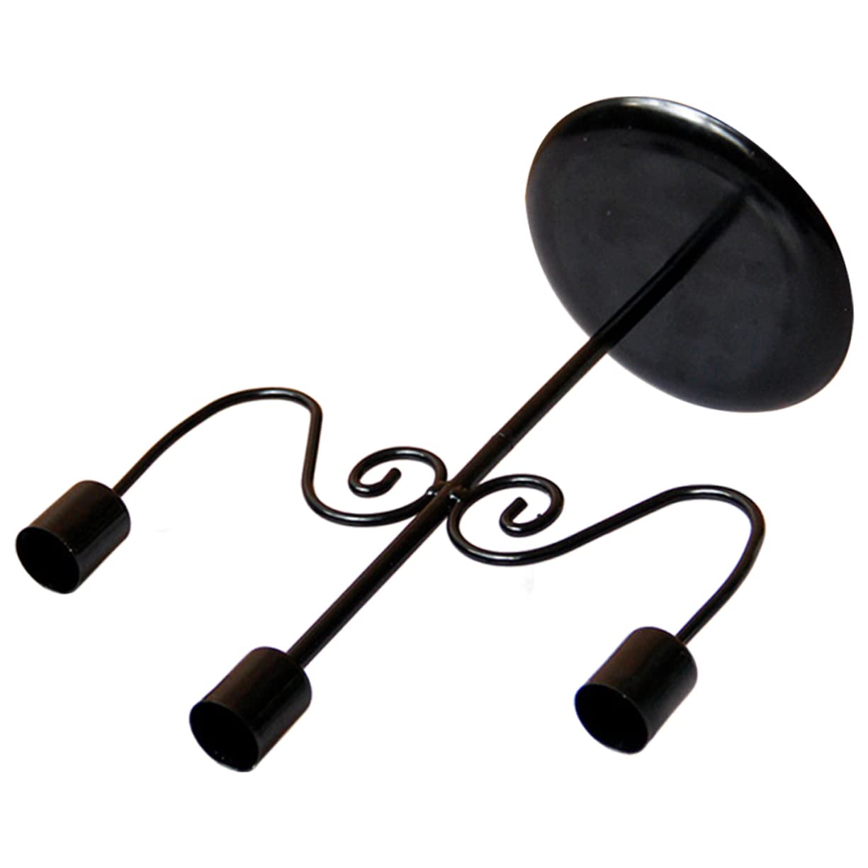 Alipis 5St Leuchter tischläufer Weihnachten rolf zuckowski Weihnachten kerzendochthalter Kerze Teelichthalter Kerzenlicht Kerzenhalter für den Haushalt Vintage Kerzenständer Eisen Black
