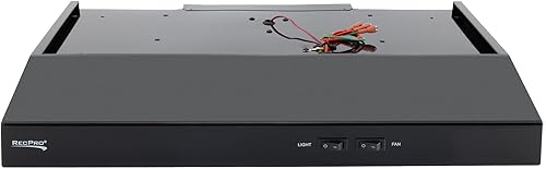 Miniatura 5 de RecPro Campana extractora RV con filtro de carbón y lámpara LED, motor de 12 V CC, 60 W de eficiencia energética, filtro de carbón integrado, diseño