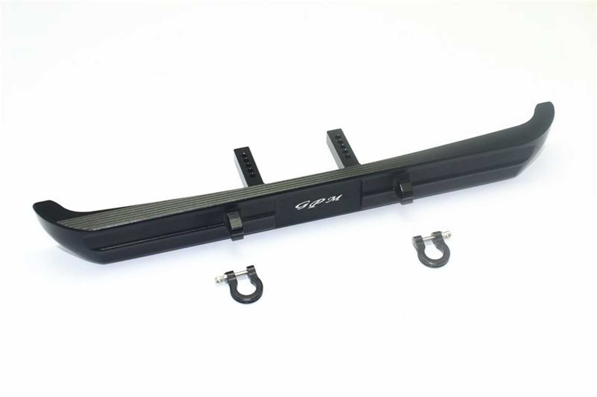 GPM 3pc Aluminum Front Bumper Mount & D-Rings Upgrade Set For Traxxas TRX-4 Chevrolet K5 Blazer 82076-4 - Black - View #9