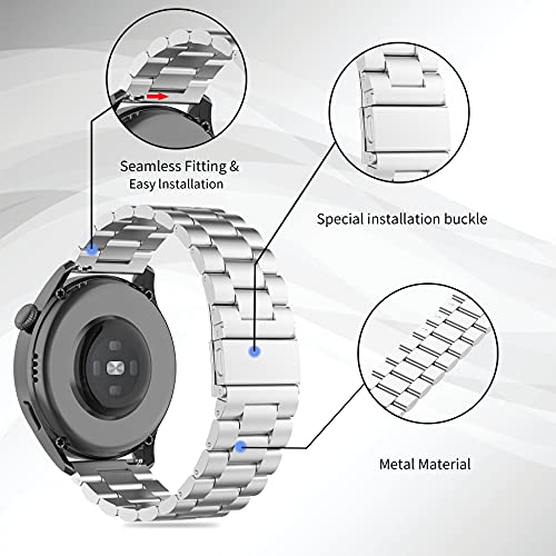 MIJOBS Metal Strap Compatible with Amazfit GTS 3/GTS 2 Mini/GTS 2/ BIP/Bip U PRO - Image 3