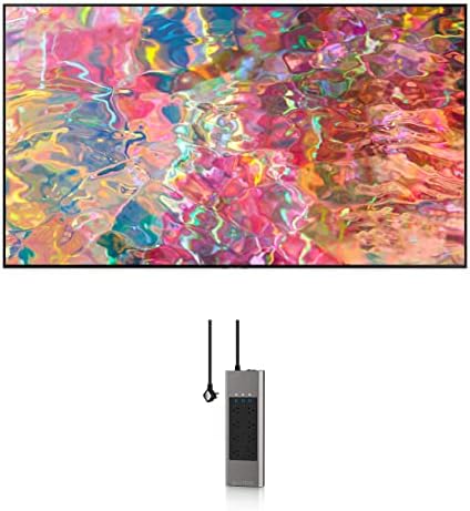 Samsung QN85Q80BAFXZA 85″ 4K Ultra HD Smart TV with an Austere 7S-PS8-US1 VII-Series 8 Outlet Power w/Omniport USB (2022)