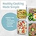 [4-Pack 28oz] Glass Food Storage Containers With Locking Lids - Meal Prep Containers - Lunch Bento Boxes - 1 Compartment - 4pk Box Set - Transparent Lids - BPA Free and Dishwasher Safe