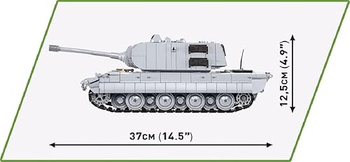 Miniatura 4 de COBI Colección Histórica: Tanque Panzerkampfwagen E-100 de la Segunda Guerra Mundial