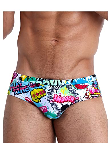 Bang Men's Swimwear - Swim Brief - Premium Swimsuit W/Removable Pouch (Bang One - M) #TOP27