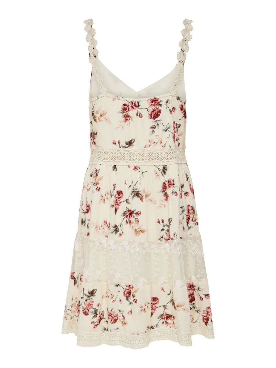 Only Women's Onlkarmen Anne S/L Short Dress Wvn Noos
