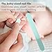YIVEKO Baby Nail Kit, 4-in-1 Baby Nail Care Set with Cute Case, Baby Nail Clippers, Scissors, Nail File & Tweezers, Baby Manicure Kit and Pedicure kit for Newborn, Infant, Toddler, Kids-Owl Green