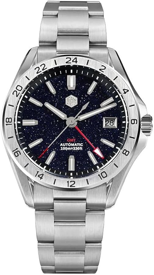 D*7様 SAN MARTIN GMT 自動巻き腕時計 100m防水 Amazon | SAN MARTIN 腕時計 メンズ, GMT 自動巻き 時計 ステンレス鋼