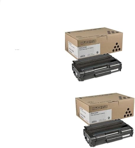 Ricoh 406465High Yield Cartucho de tóner negro pack de 2para Aficio SP 3400 3410SF