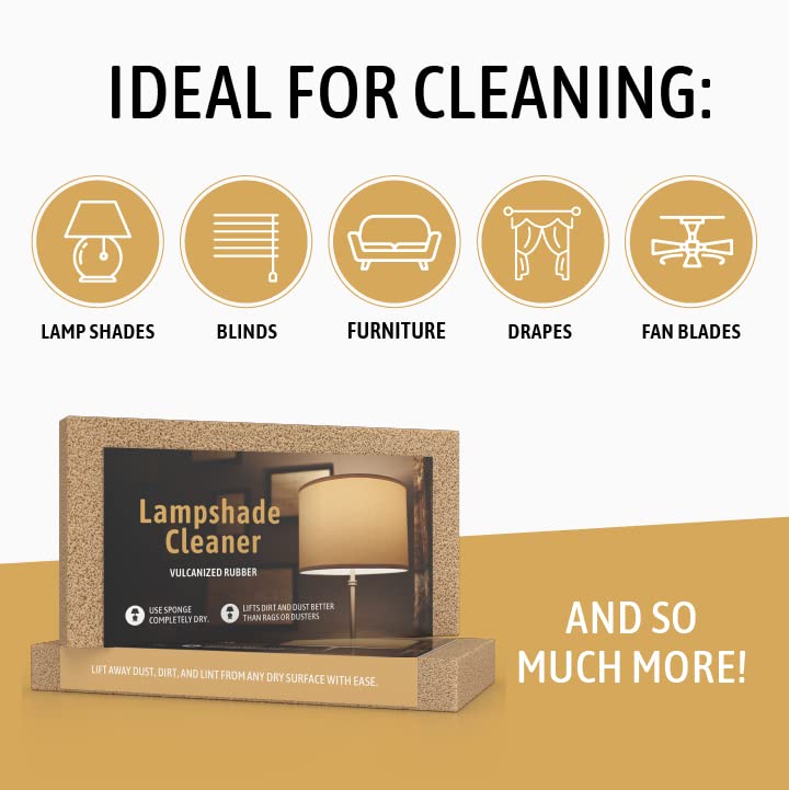 Image of Sponge Lamp Shade and Fabric Cleaner - 2 Pack