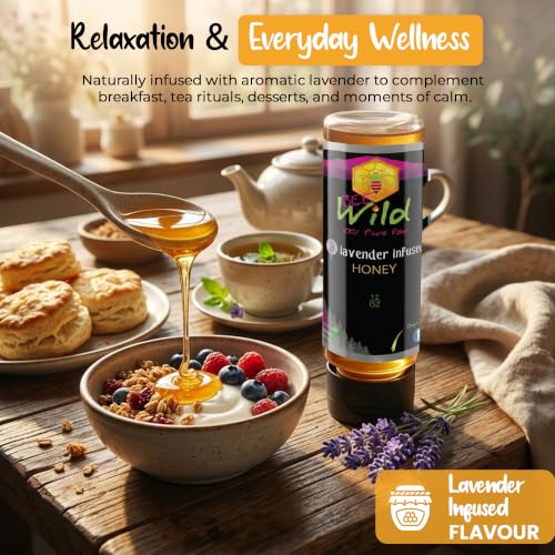 Miel pura infusionada con lavanda Bee Wild 12 oz miniatura 4