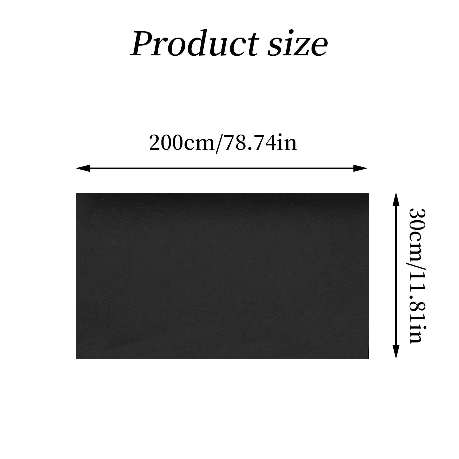 Rotolo Feltro Adesivo Nero 30x200 Cm - Feltrini Per Mobili, Sedie E DIY | Antiscivolo E Antigraffio - Foto 3