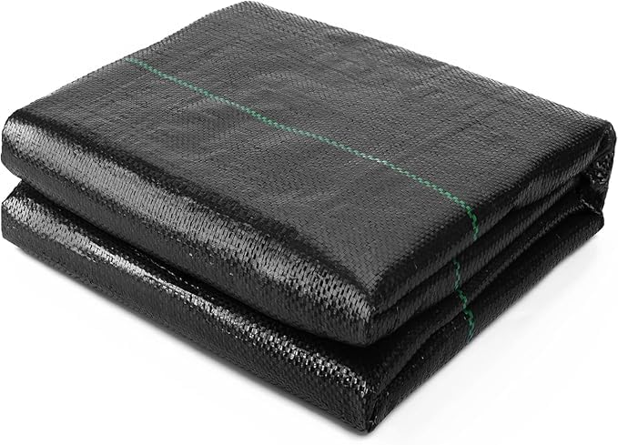 MAHIRA Weed Mat Premium 2 Meter x 50 Meter 110 GSM Black Garden Weed Fabric Heavy-Duty Weed Block Gardening Mat, Agriculture, Easy Setup & Super Weed Control, Eco-Friendly Weed Control Mate Gardening-image-6