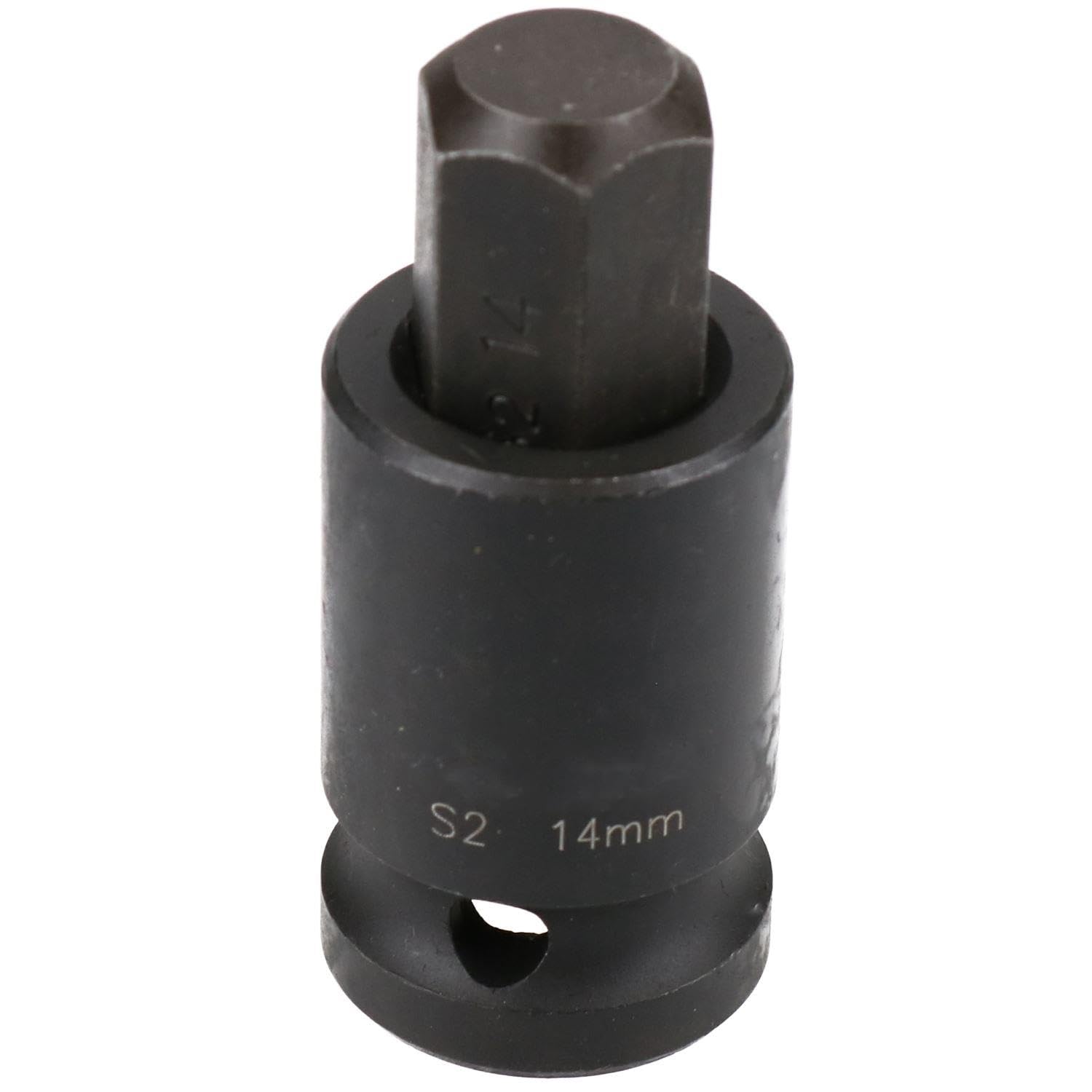 AB Tools M14 X 55mm 1/2" Drive Short Impact Impacted Allen Hex Key Socket from B&Q