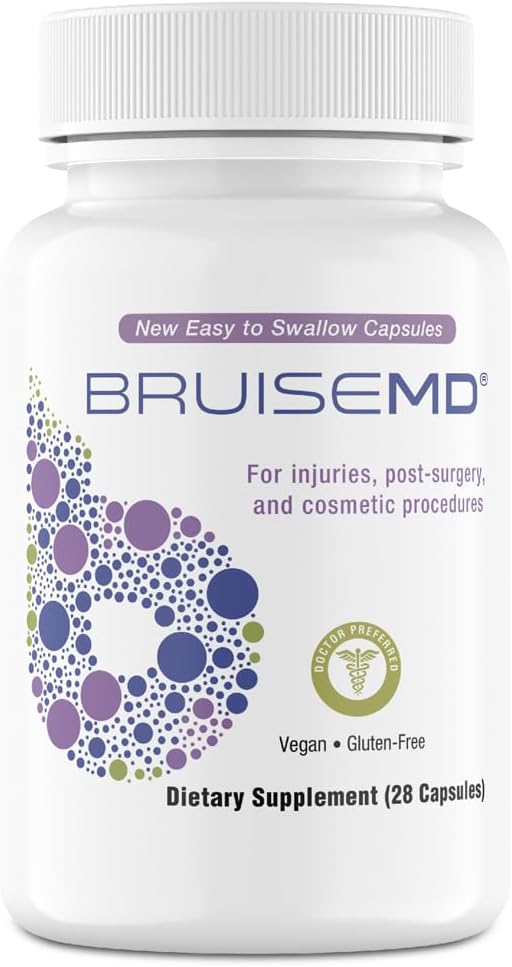 Bromelain 500mg 2,400GDU/g Supplement with Zinc and Vitamin C for Swelling, Inflammation, and Discoloration, Easy to Swallow Capsules (7-Day Supply) - Advanced Formula