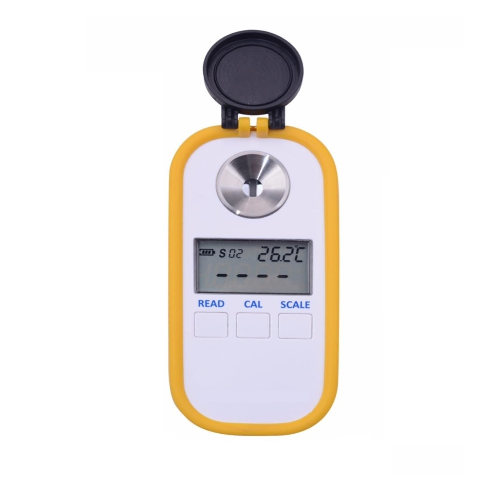 Rifrattometro Digitale for 4 in 1 Brix/Acqua/Be'/Indice di Rifrazione Risposta Rapida