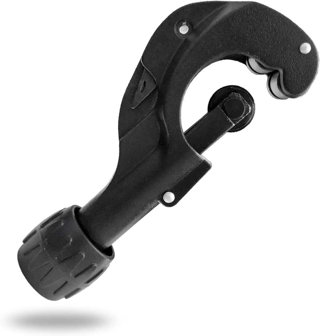 ICOOL Tubing Cutter 1/8 to 1-3/8 Inch (3-35mm) (Matte Surface) with Extra Blade and Reamer for Copper, Brass, Aluminum, Mild Steel Pipes, PVC, Thin Stainless Steel Tube