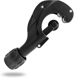 ICOOL Tubing Cutter 1/8 to 1-3/8 Inch (3-35mm) (Matte Surface) with Extra Blade and Reamer for Copper, Brass, Aluminum, Mild Steel Pipes, PVC, Thin Stainless Steel Tube