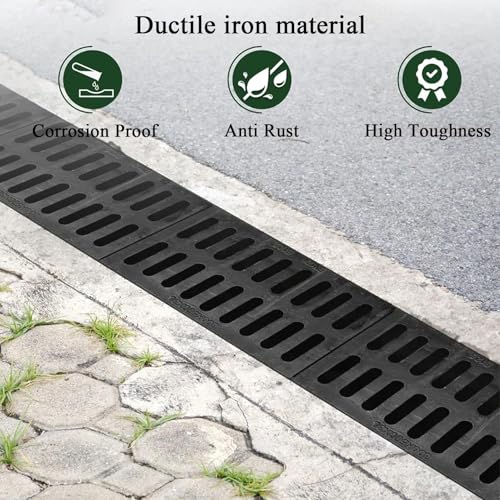 Couvercle de drainage extérieur durable en fonte massive de qualité supérieure - 3