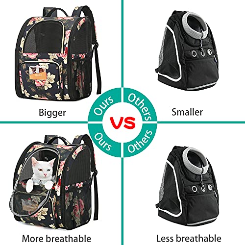 SUPPETS Cat Backpack Airline Approved Carrier Backpack for Small Dogs Carrier with Ventilated Design Collapsible and… - Image 2