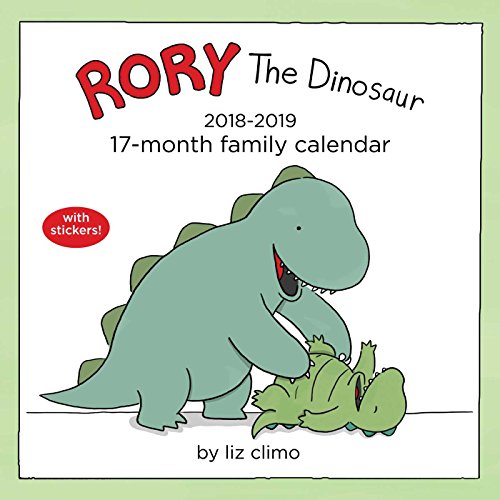 Rory The Dinosaur 2018-2019 17-Month Family Calendar #TOP7