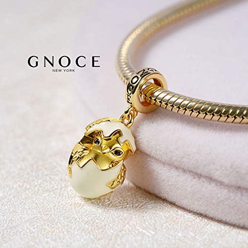 Image of GNOCE Cute Animal Collection Charms 925 Sterling Silver Pendant Dangle Bead Charm Fit for Bracelets and Necklaces, Hand-Finished Keepsake Jewelry Gift for Women, Girls, Mother, BBF
